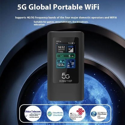 Ultra-Fast 5G Netcom 4400 MA Portable Wi-Fi Router - Stay Connected Anywhere!