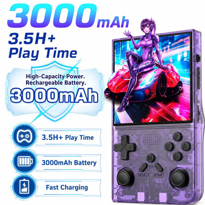 R40 Retro Handheld Game Console, Pre-Loaded Classic Games Plug & Play, Portable Pocket Video Game System, Nostalgic Arcade Gift for Kids & Adults