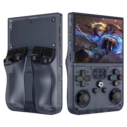 WUDS R36 PRO Retro Video Handheld Game Console with 4K HD 3.5-Inch IPS Screen, 4000Mah Battery, 64G TF Card, and 16,000+ Games Protection