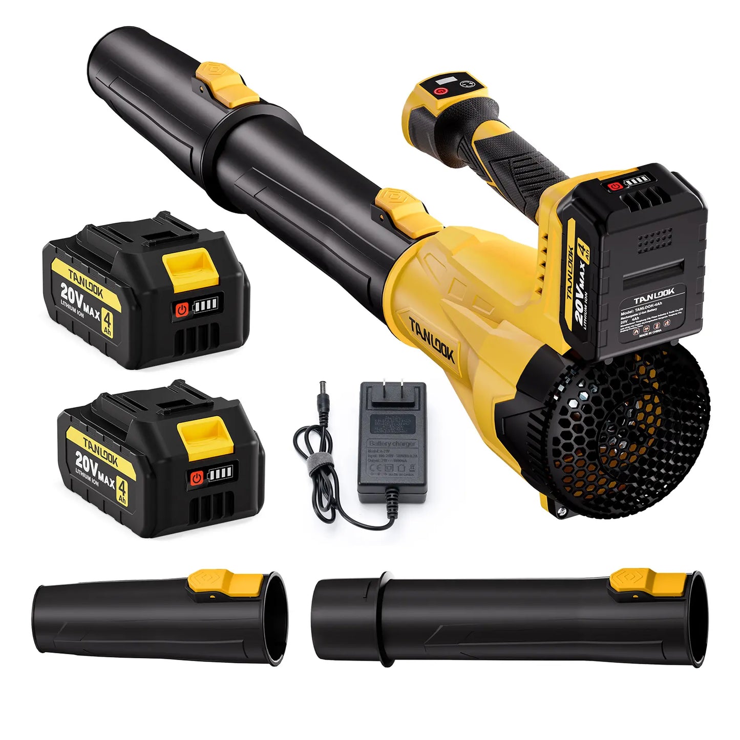 Tanlook Cordless Lithium Battery Blower - 26000 RPM Super Power, 4.0Ah Batteries, Lightweight Portable Handheld Blower, Leaf & Dust Removal, User-Friendly Outdoor Gadget, Garden Tool, Father'S Day Gift, Portable Handheld Blowers