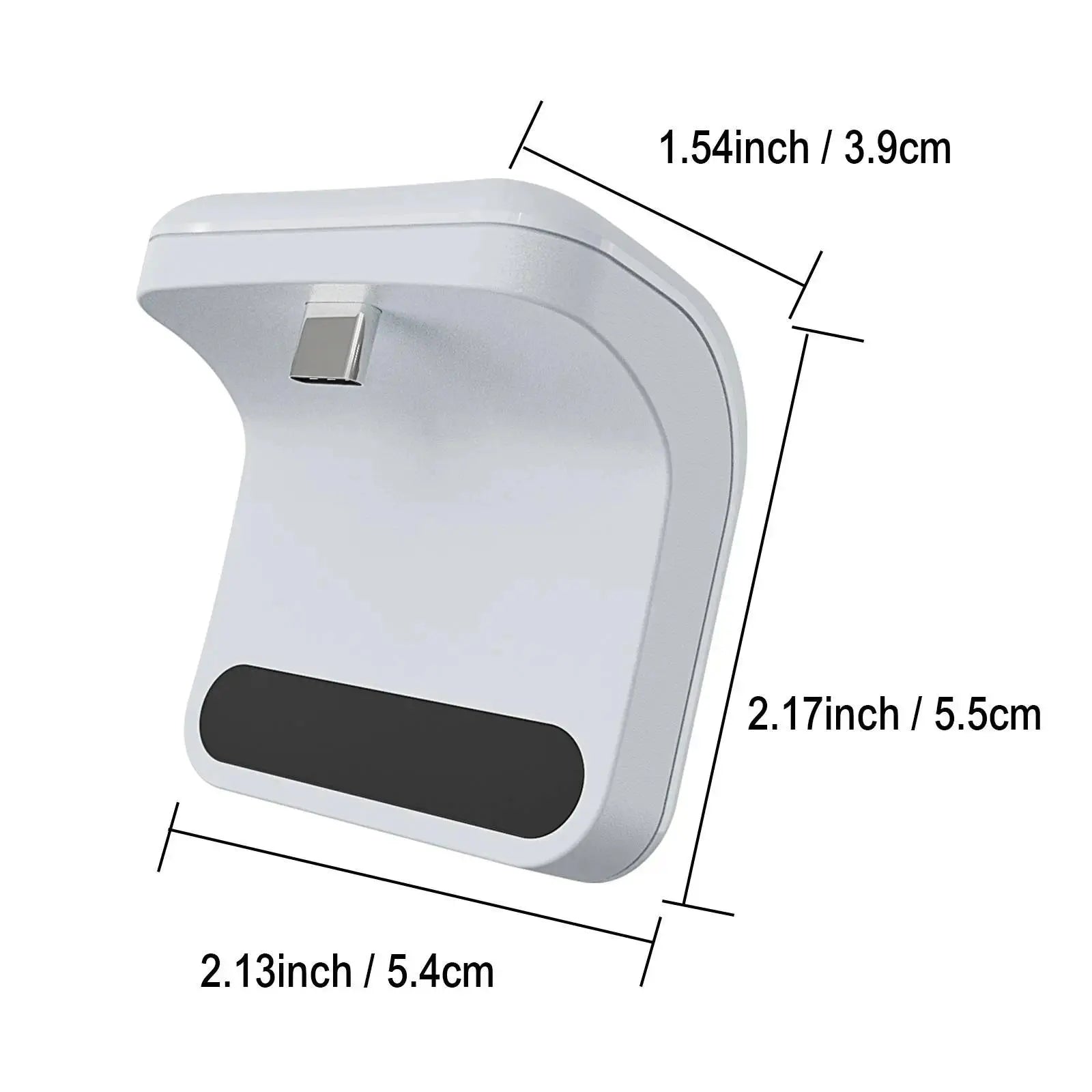 Dual Charge Station for PS5 Video Game Controllers, 1800Mah Battery-Powered Rechargeable Battery, Durable Back Clip, Hassle-Free Storage, Extended Gaming Devices, Essential Gaming Accessory, Controller Charge Station, Gaming Accessories