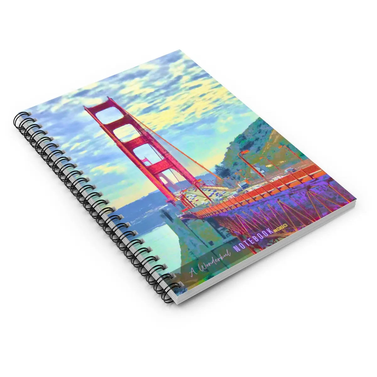 Wonderkul Spiral Ruled Notebook #060 - Perfect for Notes and Ideas