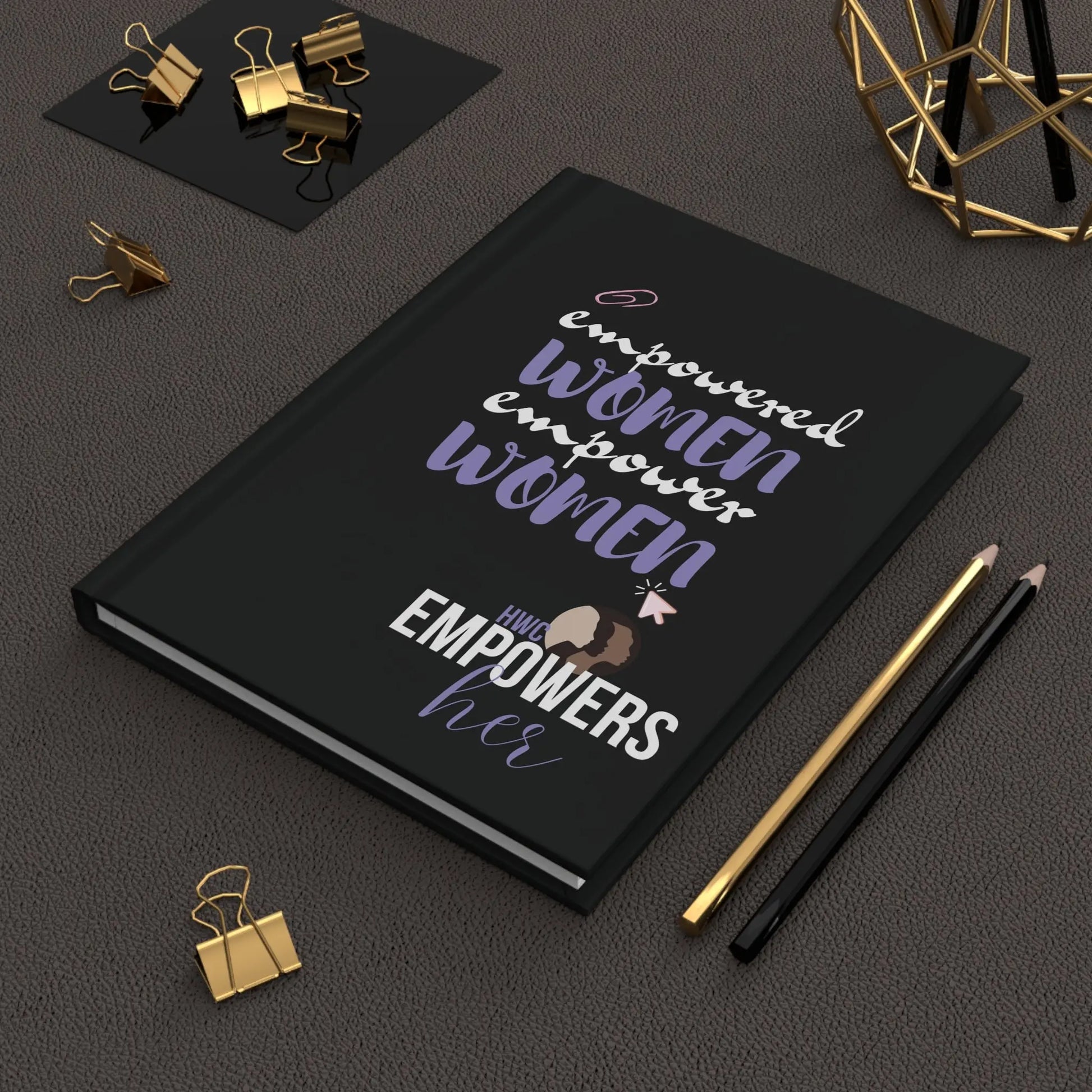 Empowered Matte Hardcover Journal by HWC Epowersher