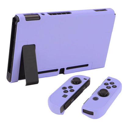 Playvital Customized Dockable Hard Shell Protective Case for Nintendo Switch Console - Black