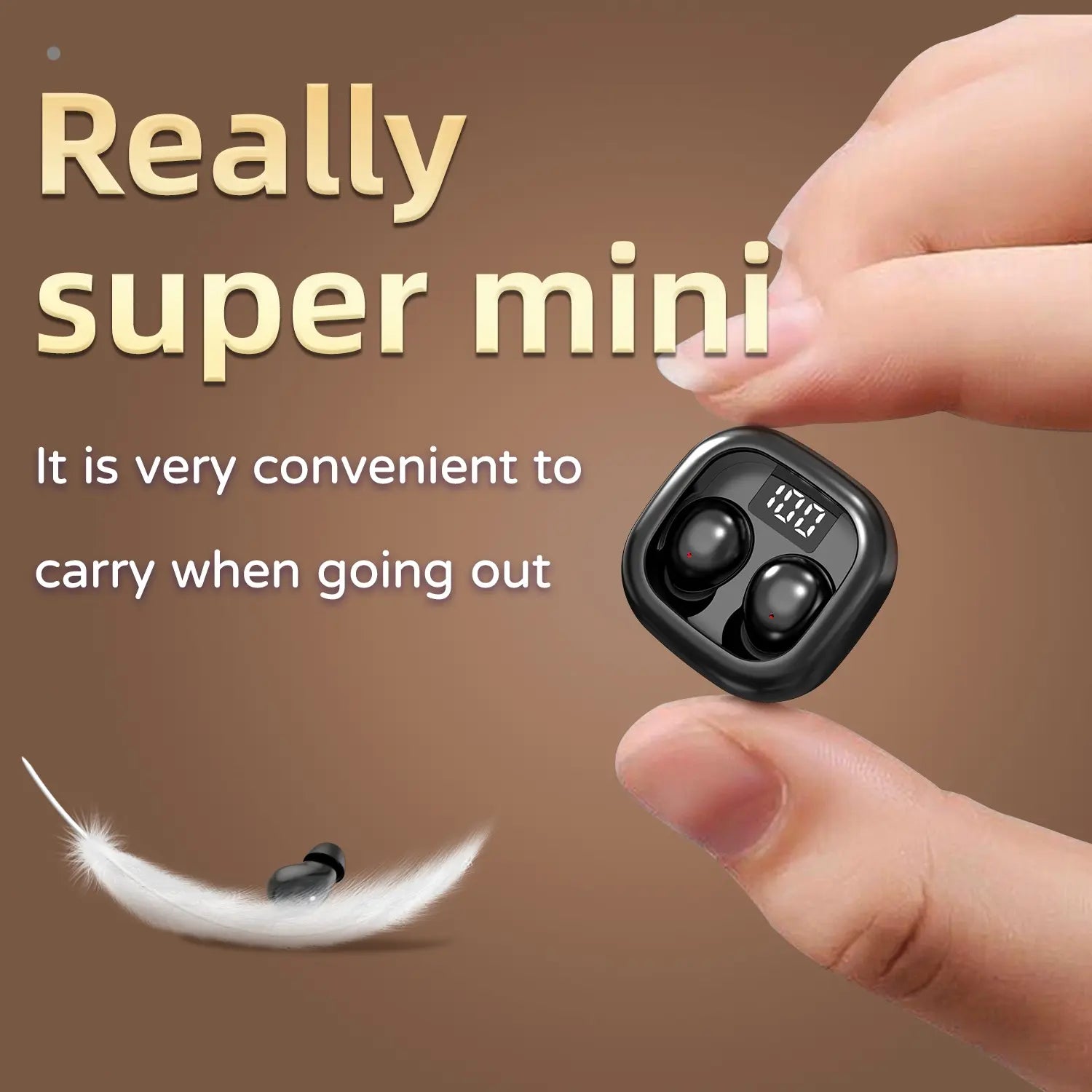 INSONIXN Wireless Bluetooth Sleep Earbuds - Ultra Compact, Comfortable Fit, High Fidelity Sound for Running & Cycling - Perfect Gift for Back to School!