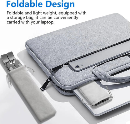 Laptop Stand for Desk – 7-Level Adjustable Ergonomic Laptop Riser with Storage Bag | Fits 10"–16" Macbook Air/Pro, HP, Dell, Lenovo & More