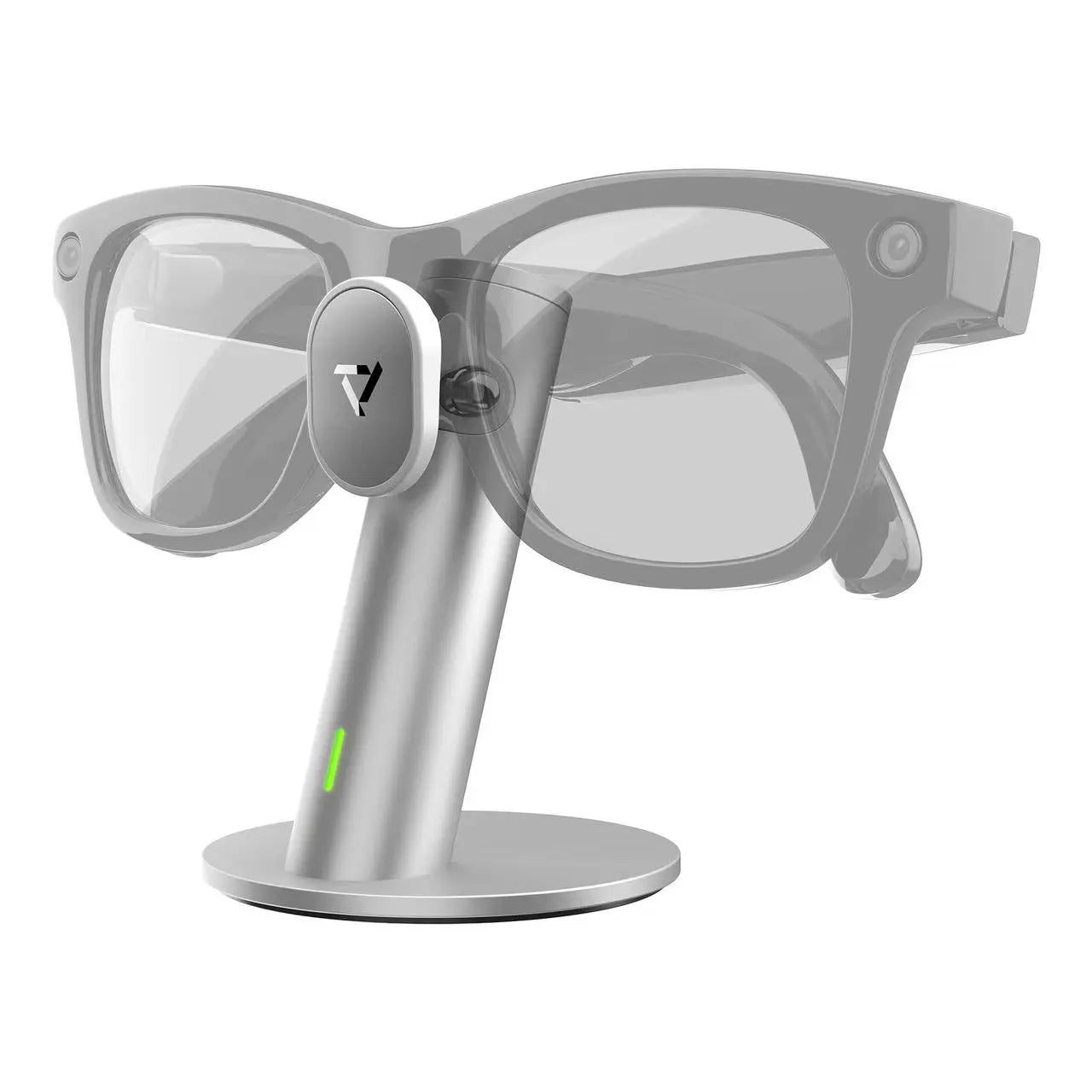 PRISMXR Ray-Ban Meta Aluminium Charging Stand - Carina S1 Desk Dock with Stand Charging Cable for Ray-Ban Meta Wayfarer, Headliner & Skyler (Gen 1 & 2) | Wearable Electronic Gadgets Accessories (Glasses Not Included) Usb Charge Chargeable
