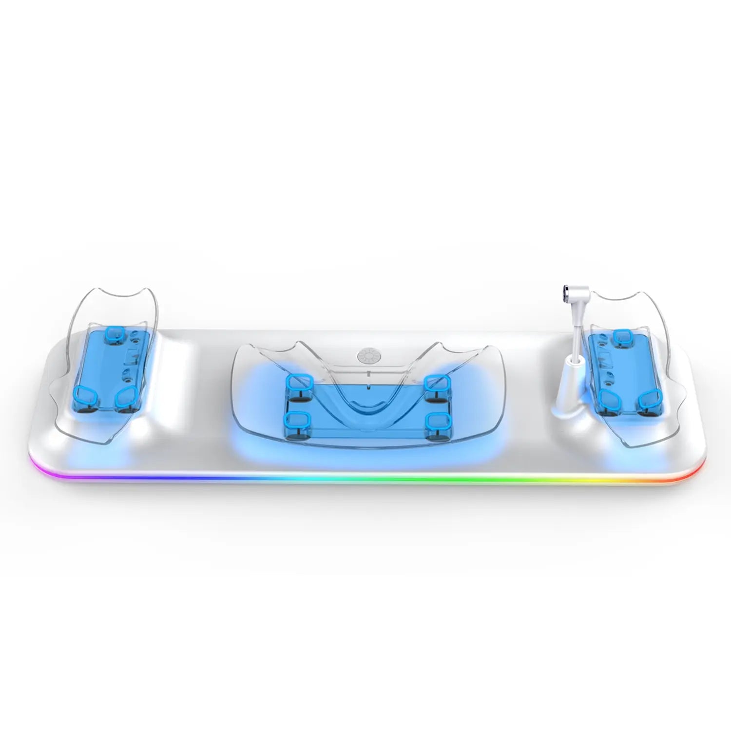 Charging for Mate Quest 3/3S, Magnetic Charging Station for Quest 3 VR Headset & Controllers, VR Accessories, VR Devices Accessory, Includes 2 Rechargeable Batteries