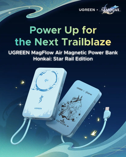 UGREEN × Honkai: Star Rail Edition 10000Mah 55W Built-In Cable Power Bank,Qi2 10000Mah Magnetic Power Bank,65W Mini USB C Charger Block Fast Charging with USB C Cable ,100W Retractable USB C Cable(3.3Ft ) ,Finetrack Mini2 Tracker Tags (Ios Only) Tiktoksho