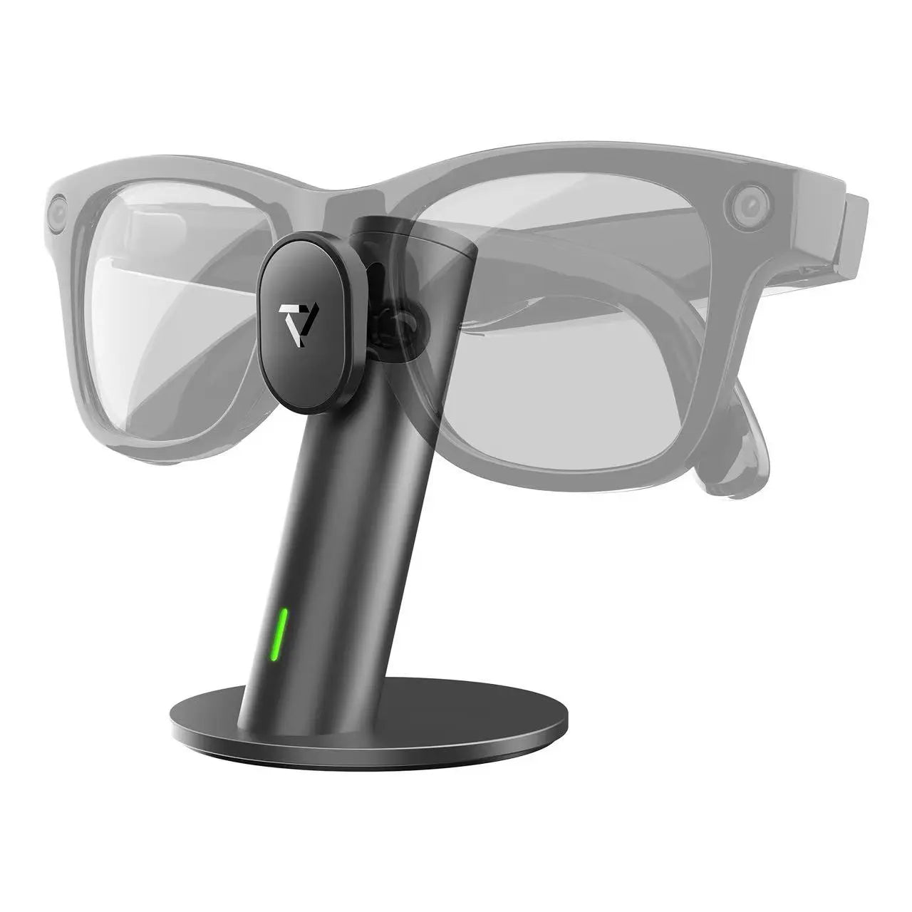 PRISMXR Ray-Ban Meta Aluminium Charging Stand - Carina S1 Desk Dock with Stand Charging Cable for Ray-Ban Meta Wayfarer, Headliner & Skyler (Gen 1 & 2) | Wearable Electronic Gadgets Accessories (Glasses Not Included) Usb Charge Chargeable