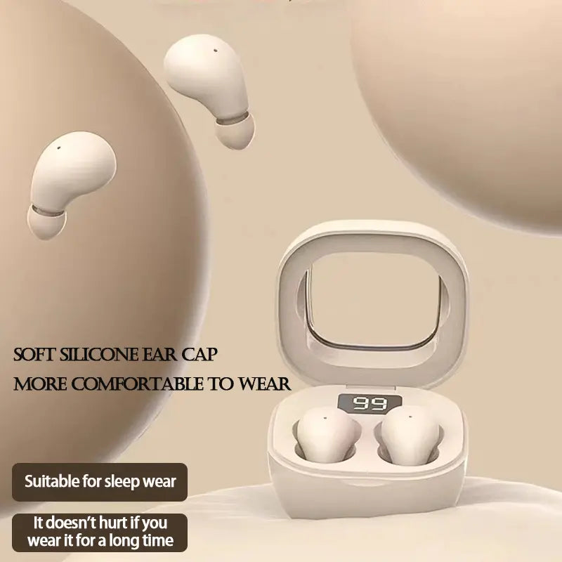 INSONIXN Wireless Bluetooth Sleep Earbuds - Ultra Compact, Comfortable Fit, High Fidelity Sound for Running & Cycling - Perfect Gift for Back to School!