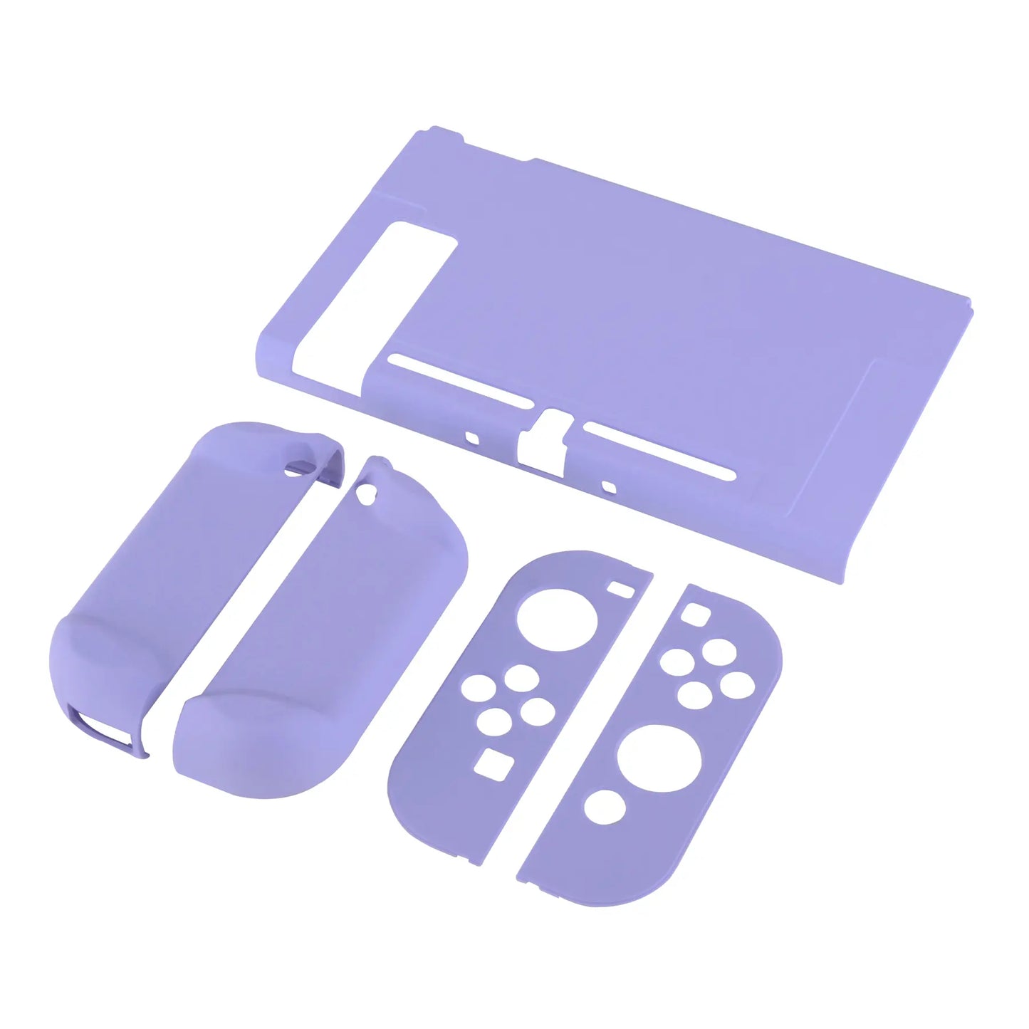 Playvital Customized Dockable Hard Shell Protective Case for Nintendo Switch Console - Black