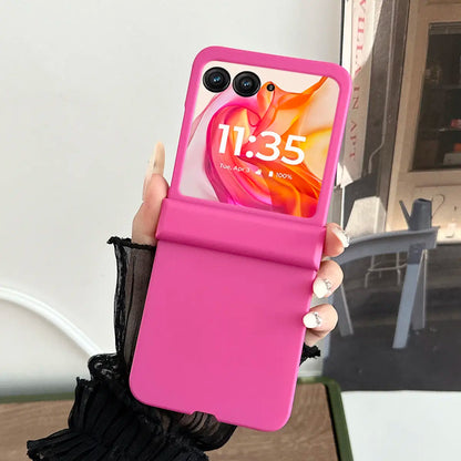 A Jelly-Like Protective Phone Case with Hinge Protection and a Hard PC Back Panel, Protective Mobile Accessory, for Motorola Razr 2026, Razr 2025, Razr 70, Razr 60, Razr 50 Ultra