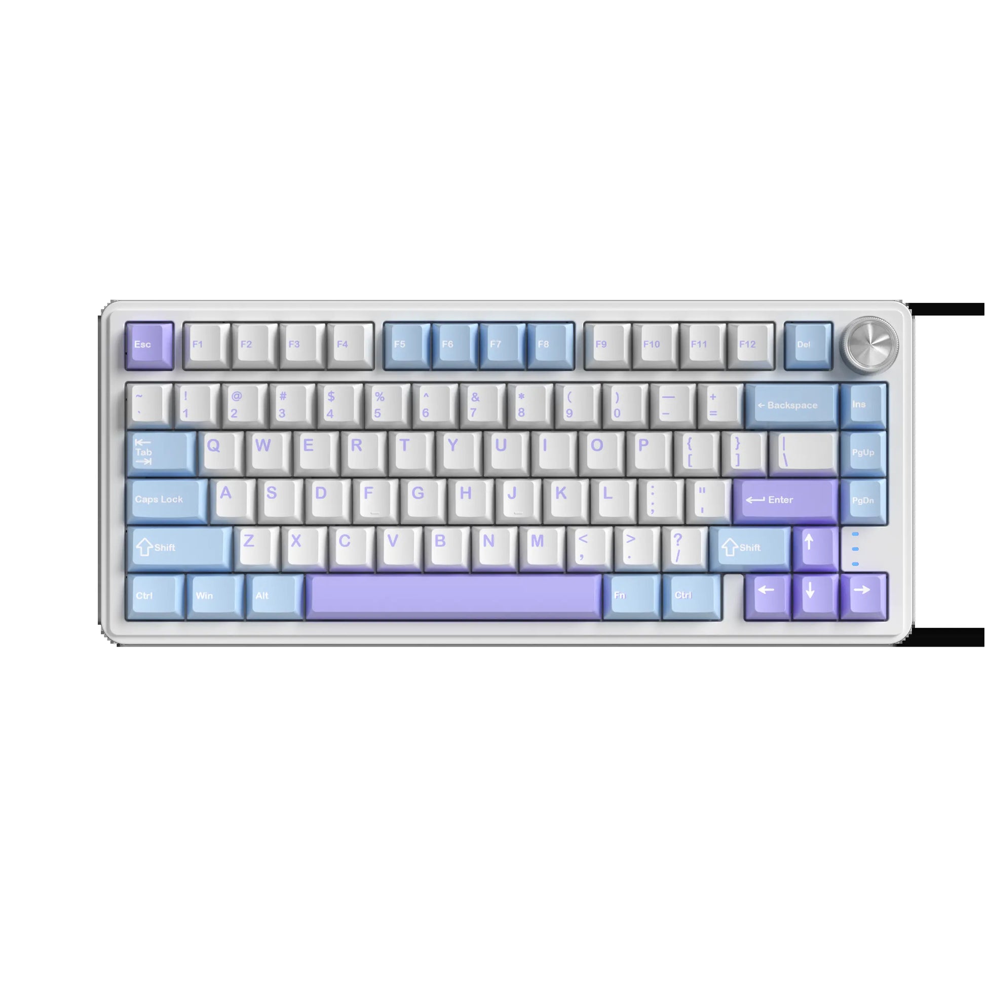 ZIFRIEND&FURYCUBE RX75 PRO Wireless Mechanical Creamy Keyboard,Tri-Mode Type-C/2.4G/Bluetooth Music Rhythm Sync RGB Backlight Keyboard,Multimode Gaming Keyboard for Gaming, Office, Career Women,Multimedia Roller Key
