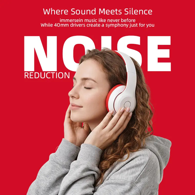 Over-Ear Wireless Bluetooth Headphones LED Light up Hybrid Noise Reduction Hi-Res Audio Deep Bass Hi-Fi Stereo 100H Long Playtime Foldable Lightweight Headset Soft Comfort Earpads Built-In Mic Compatible Ios/Android/Pc for Office Travel Gym Outdoor Black