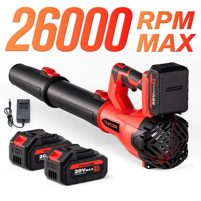 Tanlook Cordless Lithium Battery Blower - 26000 RPM Super Power, 4.0Ah Batteries, Lightweight Portable Handheld Blower, Leaf & Dust Removal, User-Friendly Outdoor Gadget, Garden Tool, Father'S Day Gift, Portable Handheld Blowers