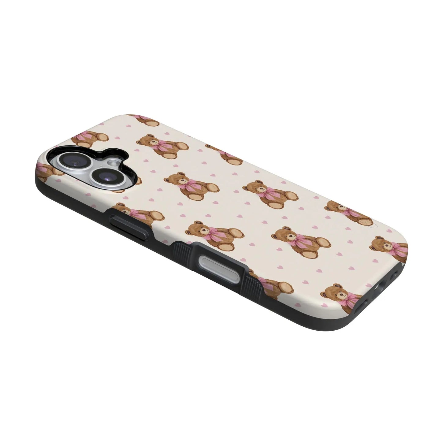 Casely iPhone 17 Case - Cuddle Up Teddy Bear Design | Bold Protection & MagSafe Compatible