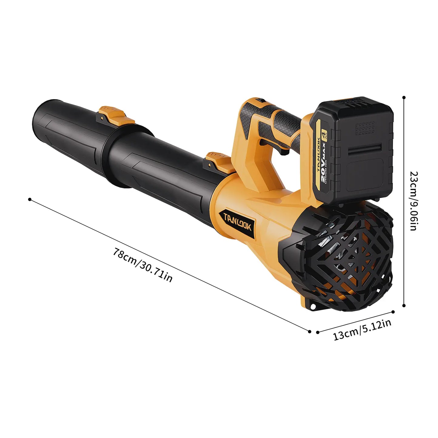 Tanlook Cordless Lithium Battery Blower - 26000 RPM Super Power, 4.0Ah Batteries, Lightweight Portable Handheld Blower, Leaf & Dust Removal, User-Friendly Outdoor Gadget, Garden Tool, Father'S Day Gift, Portable Handheld Blowers