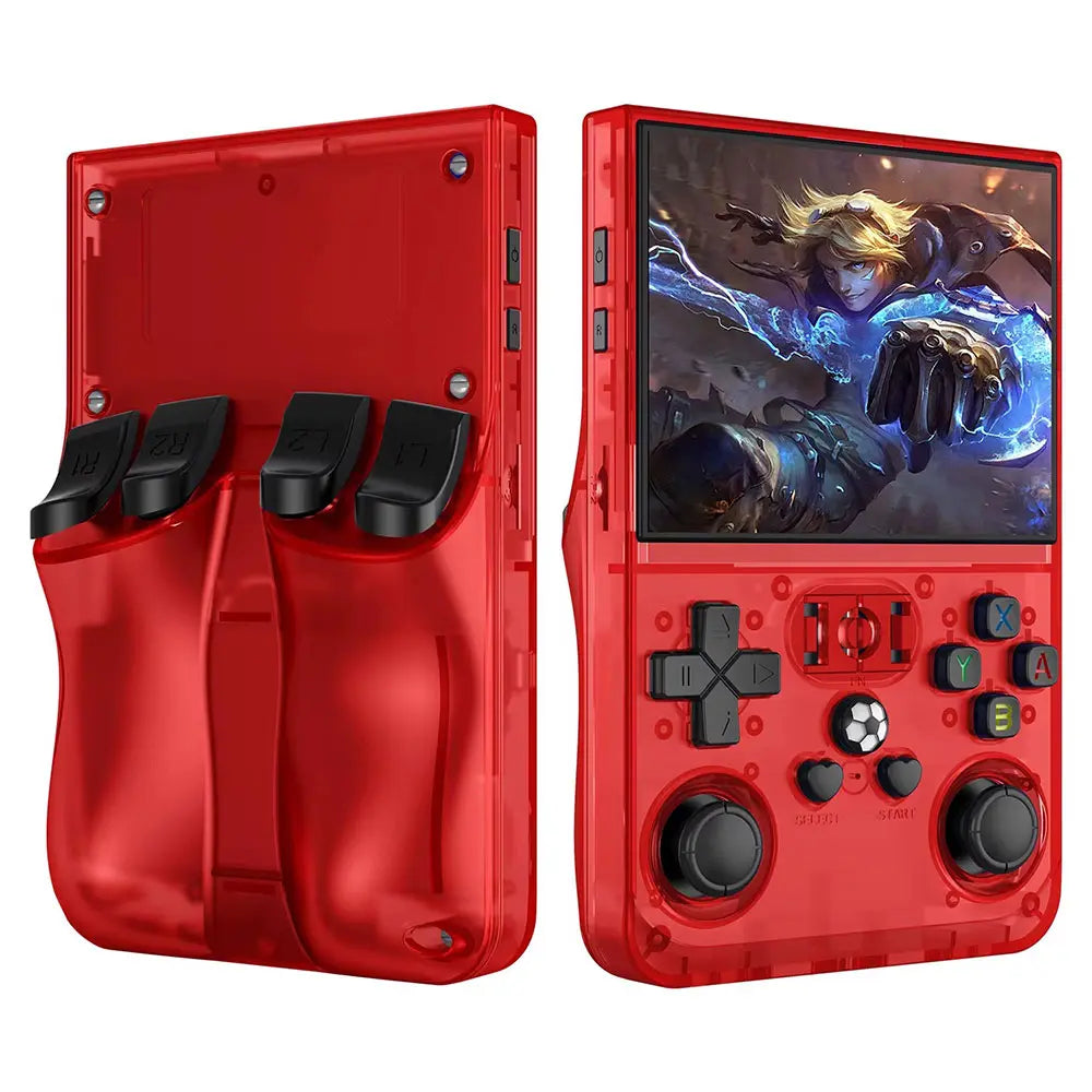 WUDS R36 PRO Retro Video Handheld Game Console with 4K HD 3.5-Inch IPS Screen, 4000Mah Battery, 64G TF Card, and 16,000+ Games Protection