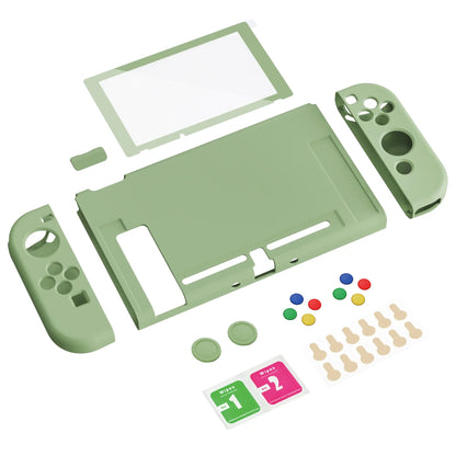 Playvital Customized Dockable Hard Shell Protective Case for Nintendo Switch Console - Black